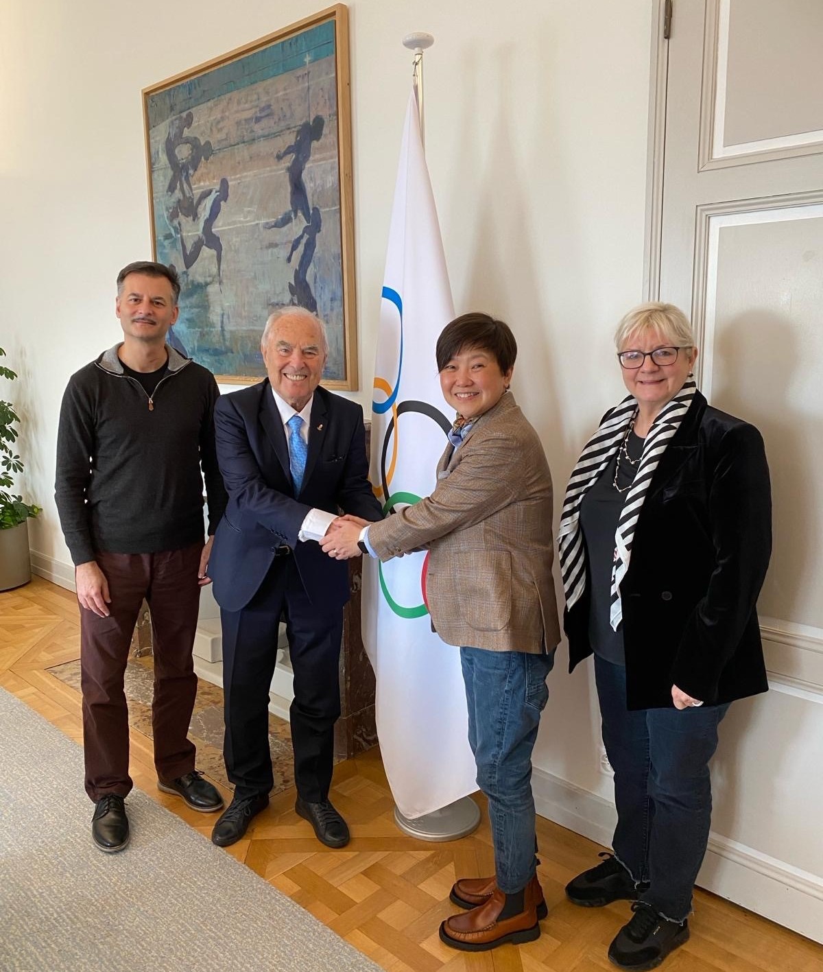Visit to the International Olympic Committee